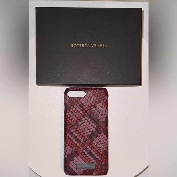 BOTTEGA VENETA INTRECCIATO IPHONE 7S PLUS & 8S PLUS PHONE CASE NEW IN BOX - Picture 6 of 14